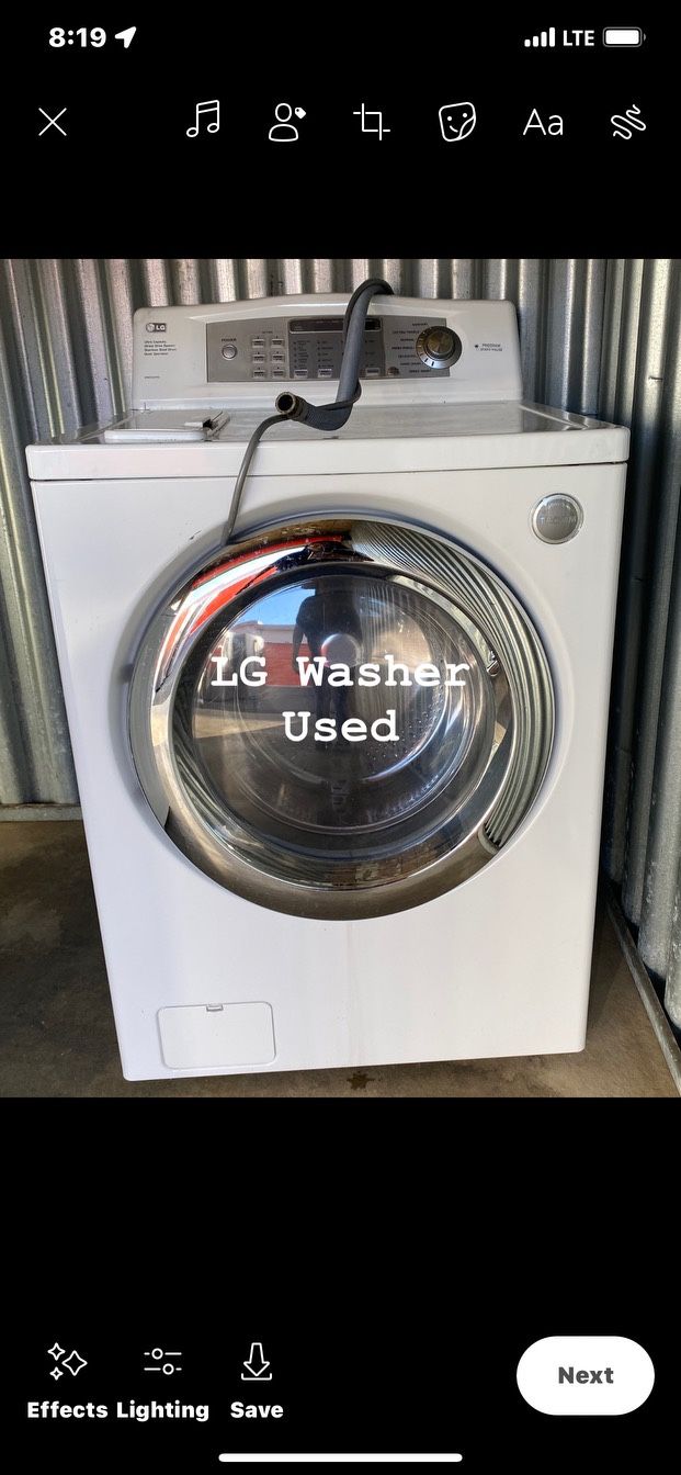 front loader washer LG