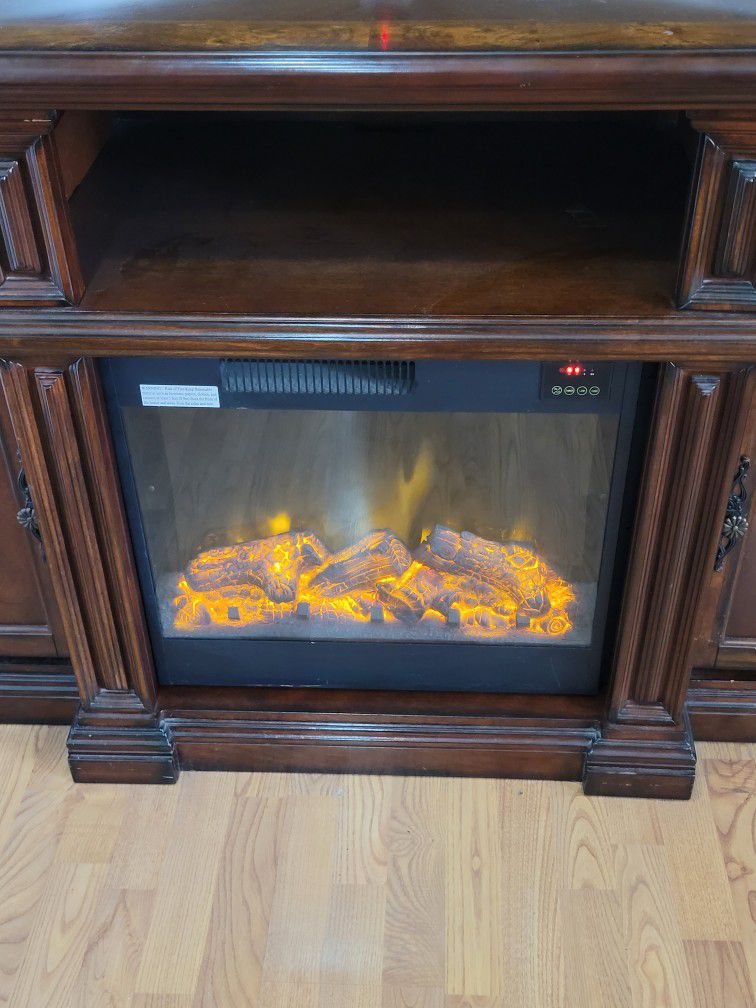 Fire Place Tv Stand 