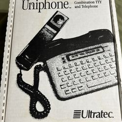 New In Box Uniphone TTY and Telephone