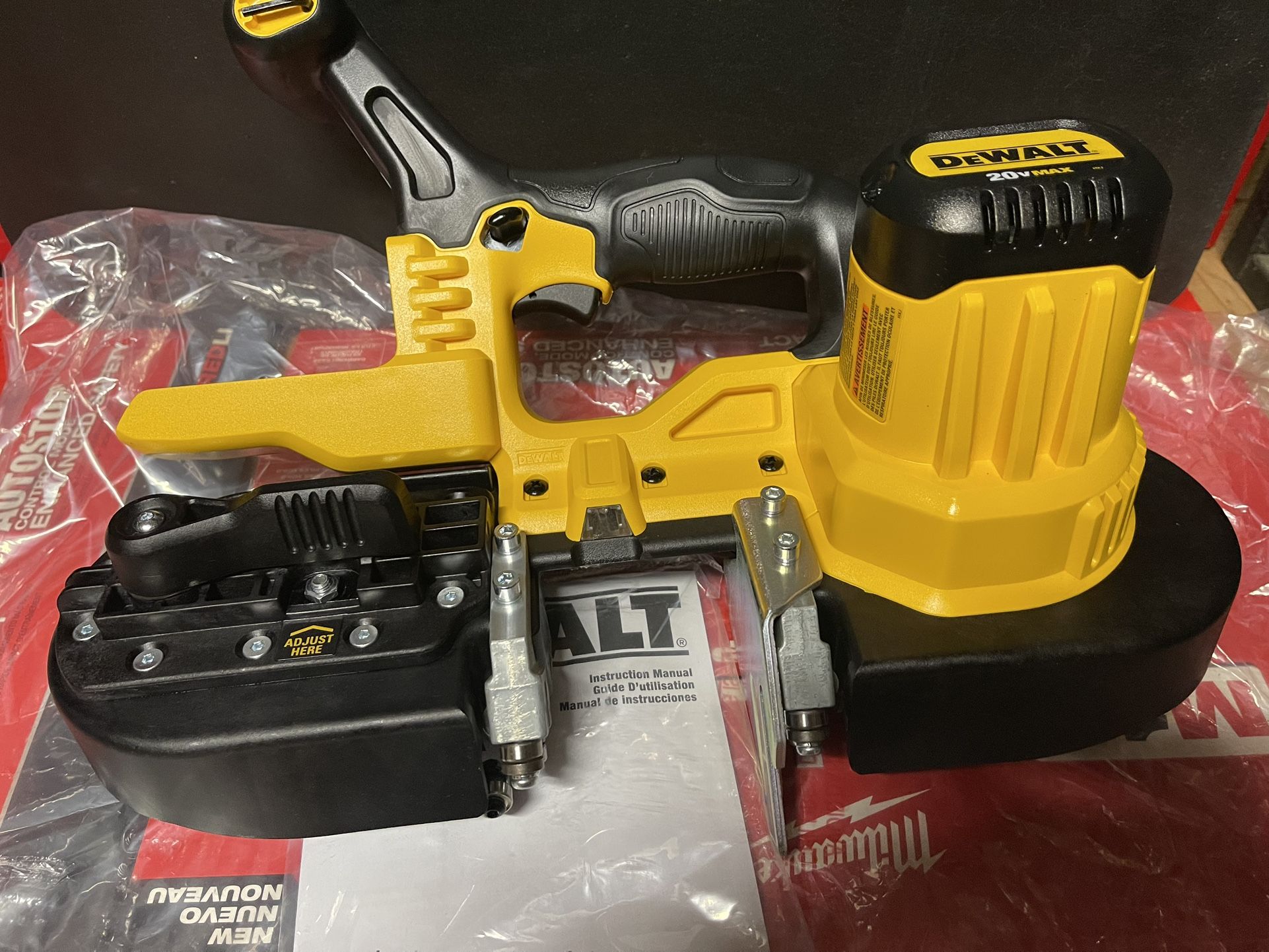 DEWALT 20V BAND SAW  OUT THE BOX NEVER USED  #DCS371B (( Tool Only ))  Coming To Check 