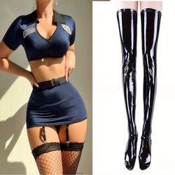 Halloween Cop Costume Womens 6pc Sexy
