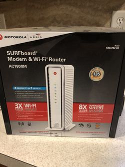 Modem and Wi-Fi Router