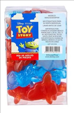 New set of 30 pc reusable ice cubes of disney toy story characters shape s