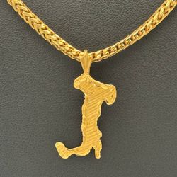 Jewelry 14k solid yellow gold Italy pendant Boot charm 1.2 grams