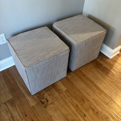 2 - 18” Poof Ottoman