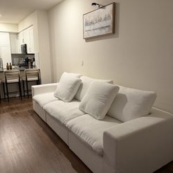 Boucle Cloud Couch (Free Delivery)