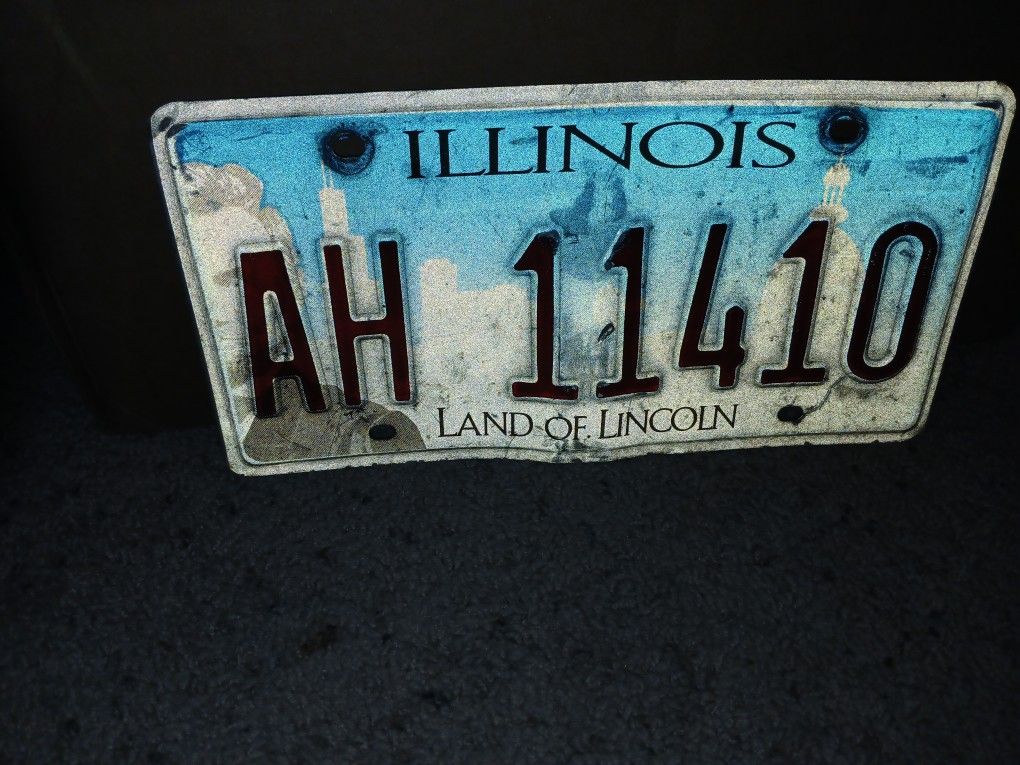Illinois Land Of Lincoln License Plate