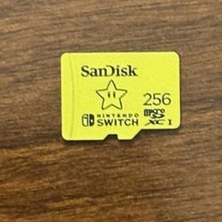 SanDisk Nintendo Switch 256GB Micro SD Card Mario Star