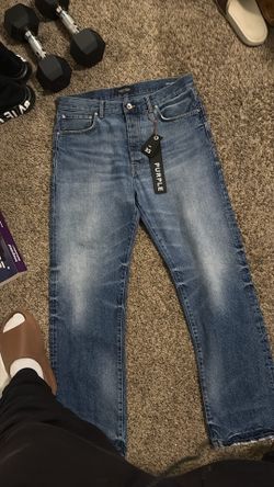 Purple jeans