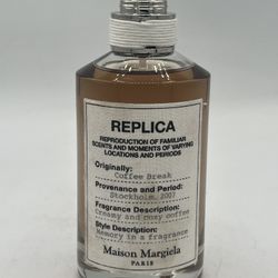 Maison Margiela Coffee Break EDT 3.4 Fl. oz. 100 MI. New Without Box*Authentic*