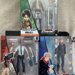 Jazwares Total Anime 6.5” Action Figures 