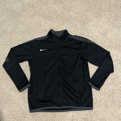Nike Black Zip Up Jacket Boys (XL) 