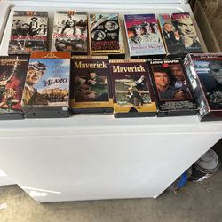 Lot Of VHS Tapes, $25