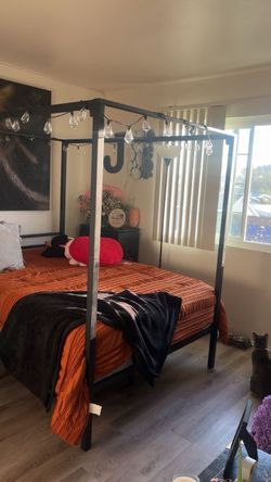 Bed and frame