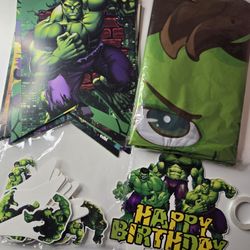 HULK Birthday Party Supplies 