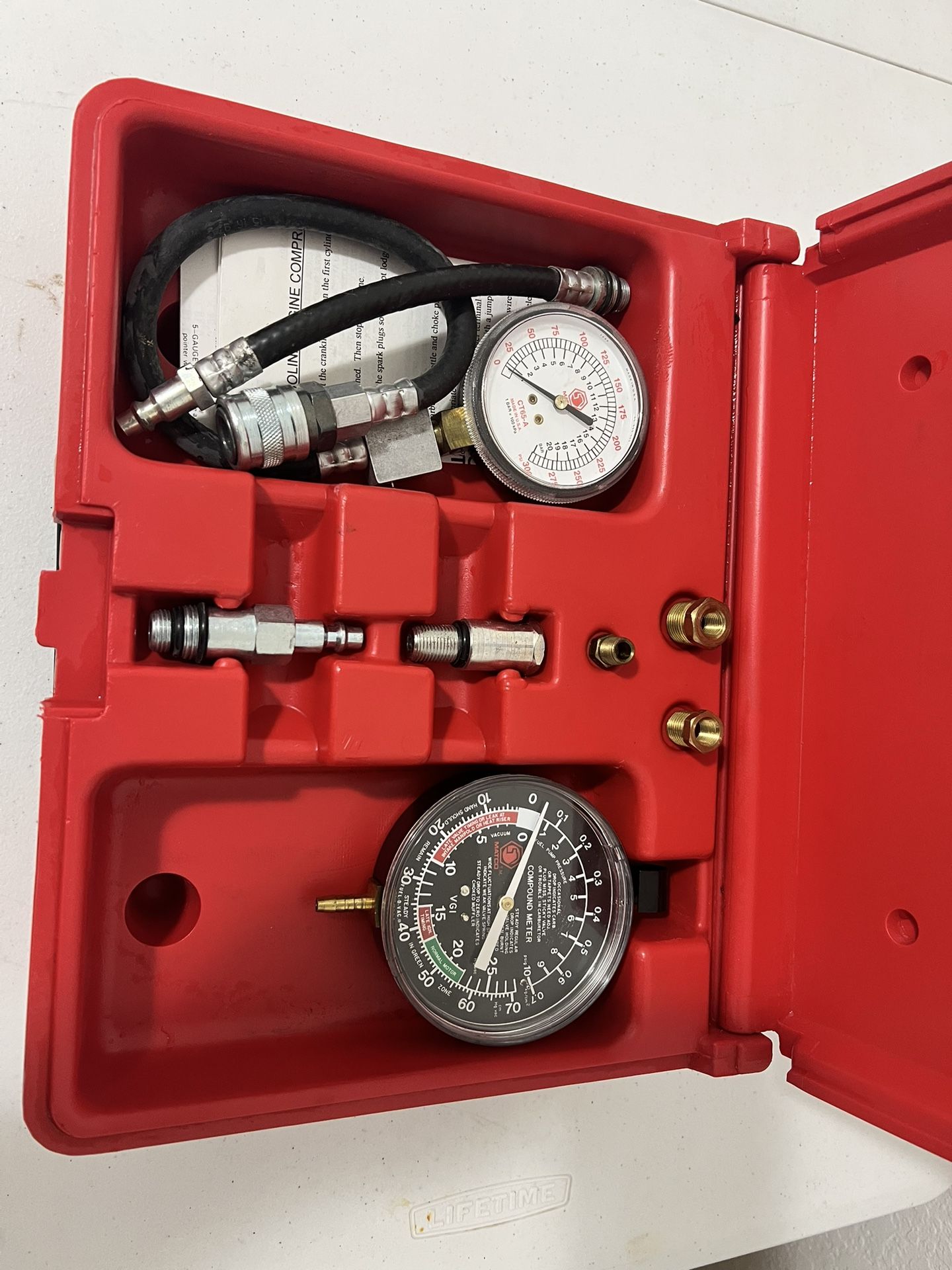 Matco Tools MCVK Compression, Vacuum, and Fuel Pump Tester Combo Set
