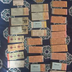 Lot Of 1970s Disney World Tickets 