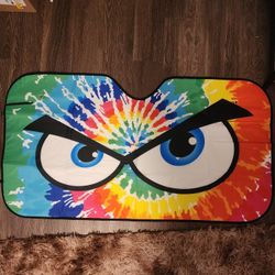 Windshield Sun Shade Cartoon Eyes