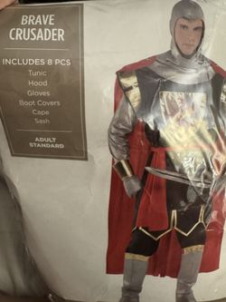 Brave Crusader Men Warrior Costume