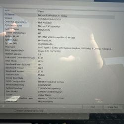 Laptop Hp Envy x360 Convertible 15