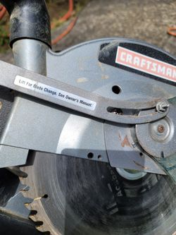 Chop Saw New Blade