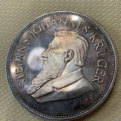 1987 KRUGER  5 Oz Fine Silver 
