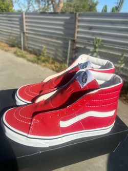 HIGH TOP VANS RED