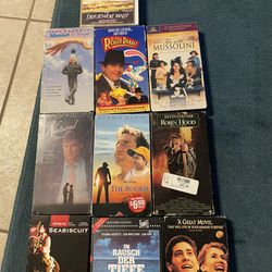 10 VHS Family MOVIES