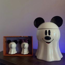 Disney Mickey Ghost Halloween Canister