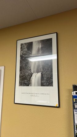 Multnomah falls Oregon wall picture 36 1/2 x 24 1/2 inches