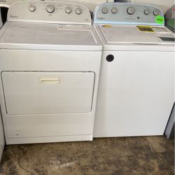 Whirlpool Top Load New Washer And Used Gas Dryer
