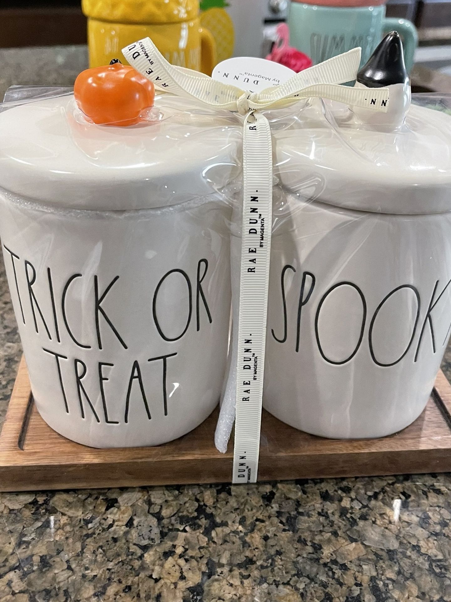 Rae Dunn Small Halloween Canisters