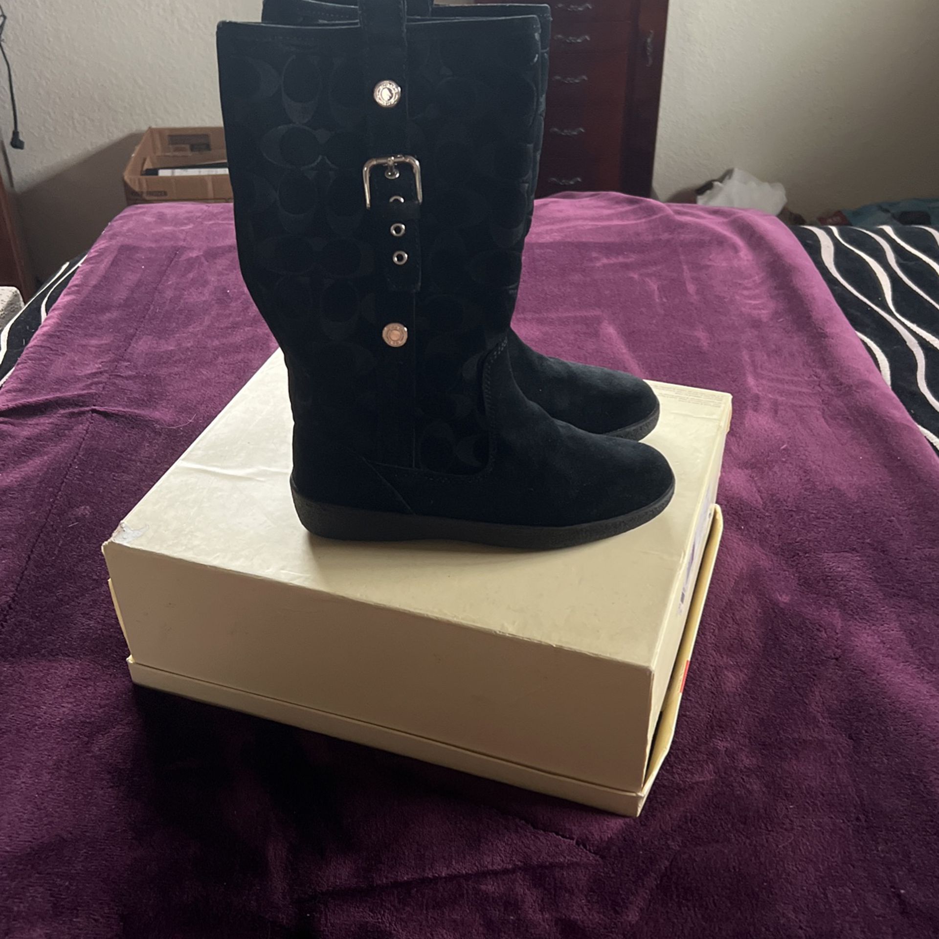 New in box Coach Boots$50