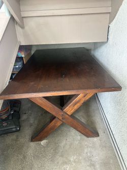 5ft wooden dinner table only