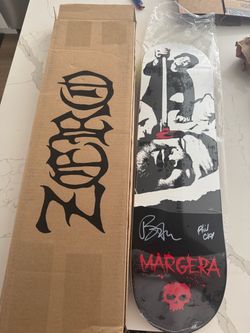 Zero skateboards Bam Phil collab