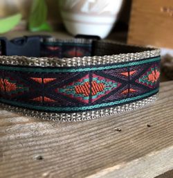 Tribal dog collar for small/medium dog