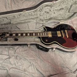 Epiphone Les Paul Custom Pro Black (With Hard Case)