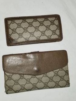 Vintage Gucci wallet set