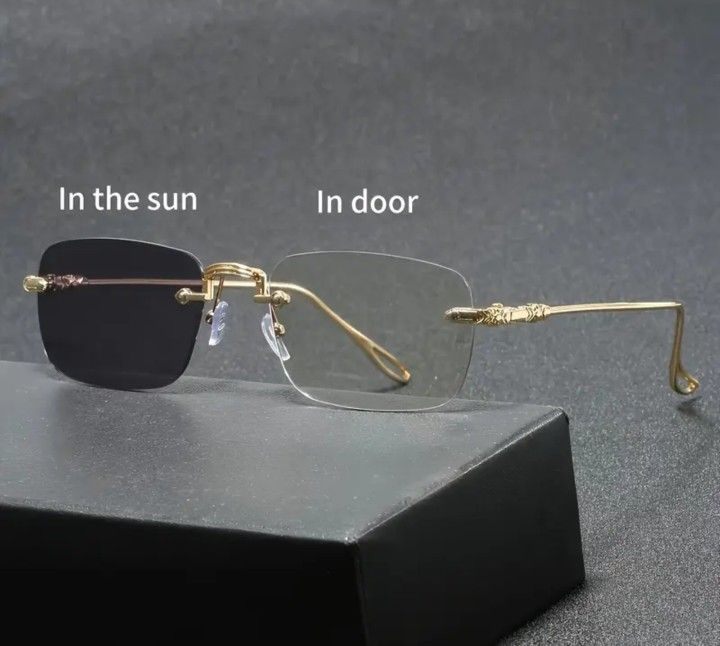 Brand NEW Photochromic Sunglass [Silver Frames]