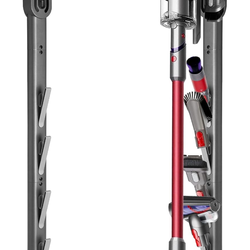 Haturi Vacuum Stand for Dyson Gen5 V15 V12 Detect V11 V10 V8 V7 V6, Vacuum Holder and Metal Storage Bracket Standing dock with Hidden Cord Design for 