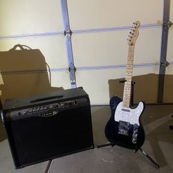 Fender MIM Telecaster W/ Line 6 150 Watt Effects Amp 