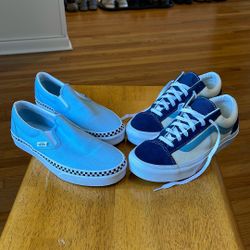 NEW  2 Pair VANS size 5 Men or 6.5 Women 