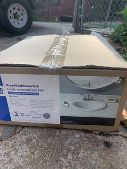 Drop in sink