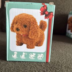 Tiny Brown Pretend Puppy