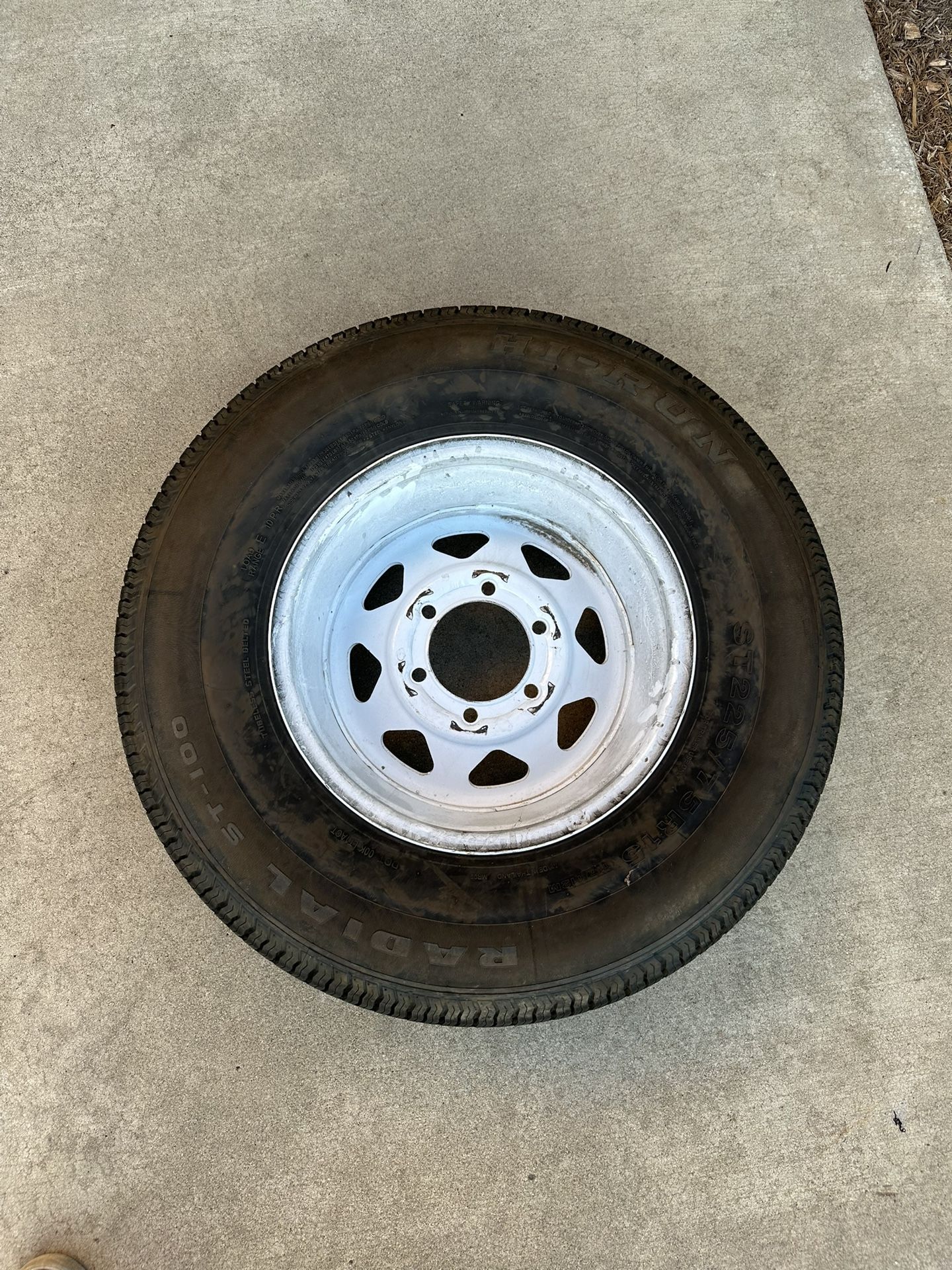 Trailer spare tire