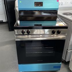 Frigidaire Electric Stove Glass Top In Stainless Steel 