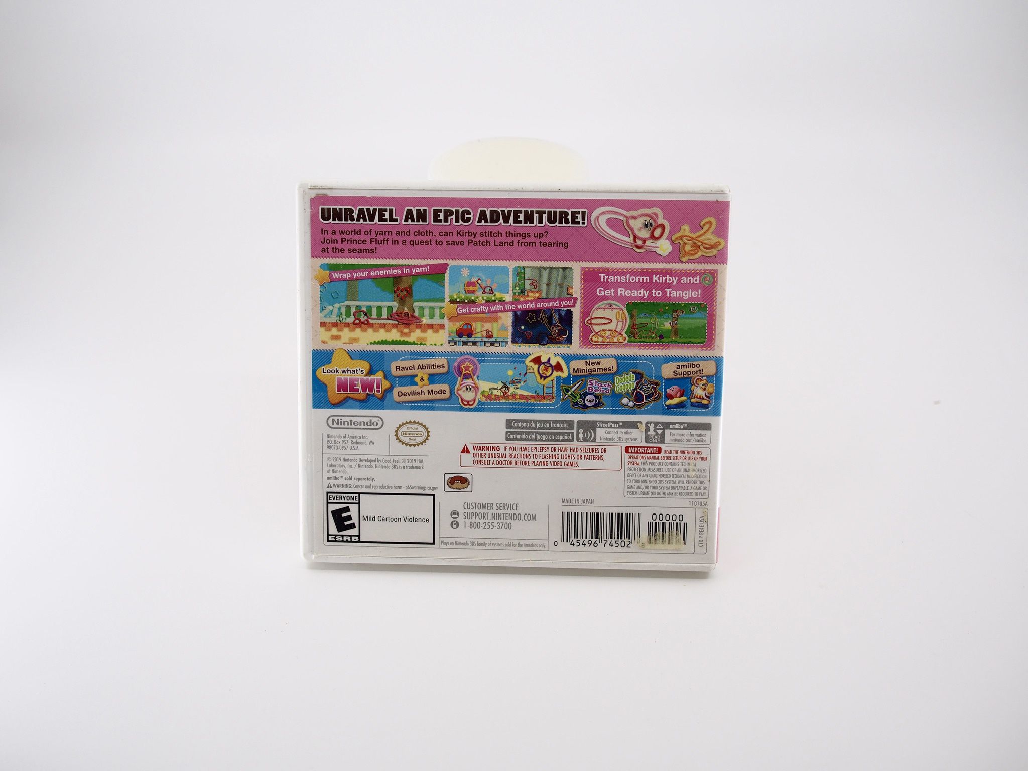 Kirby Extra Epic Yarn 3ds