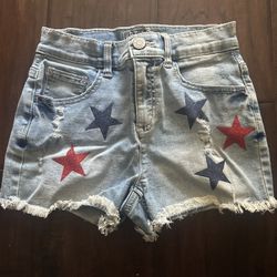 4th Of July Jean Shorts