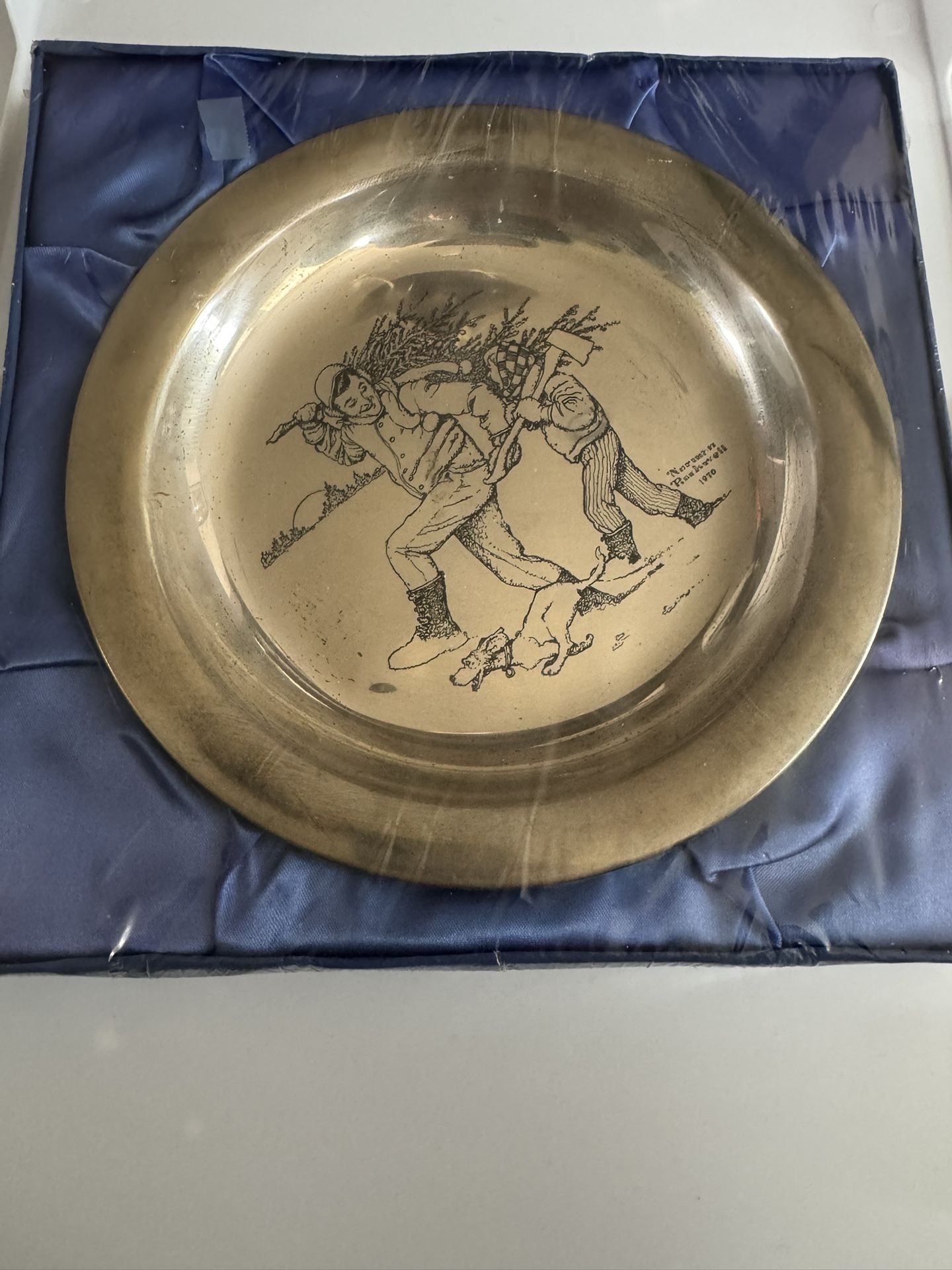 Norman Rockwell Silver Plate