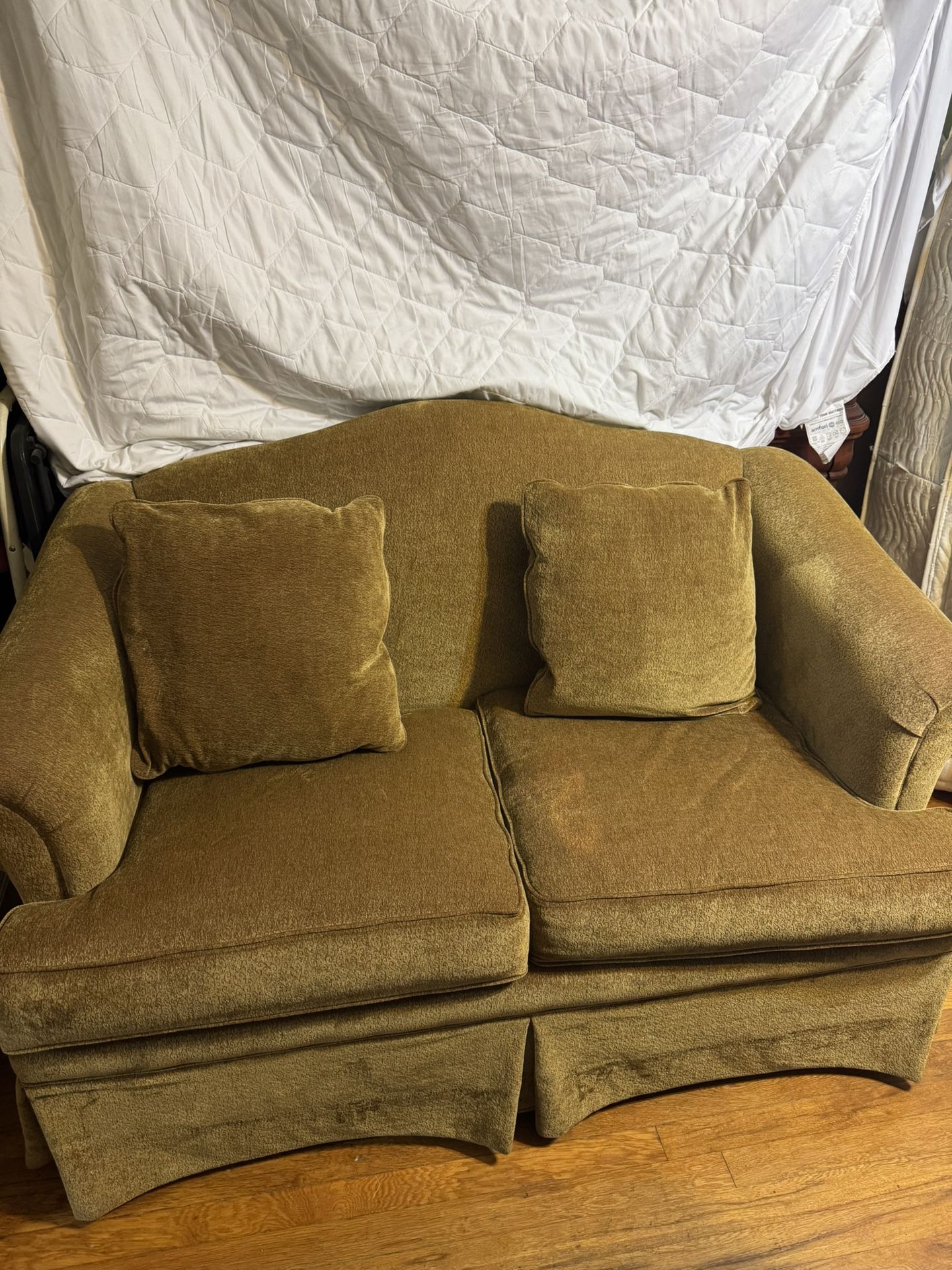 Vintage Brown 2 Seater Coach
